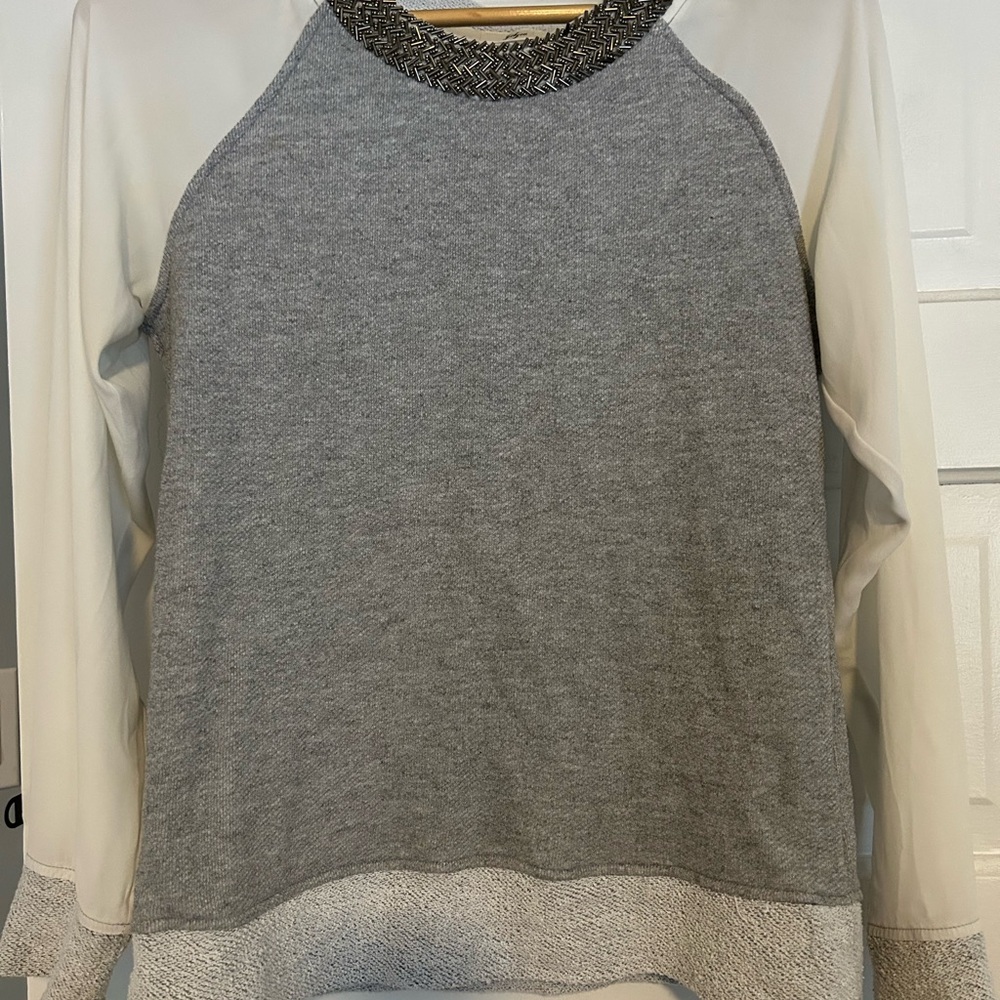 Gibson Textured Gray Top
